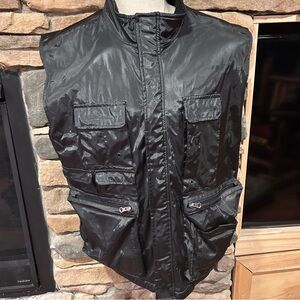 Men's Rustic River Black Vest men’s size‎ XL fleece lining.